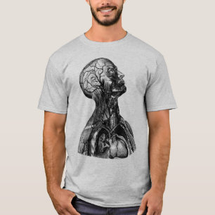 Vintage Anatomical Illustration of the Upper Body T-Shirt