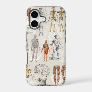 Vintage Anatomy Biology Art Collage 