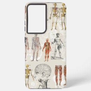 Vintage Anatomy Biology Illustrations Samsung Galaxy Case