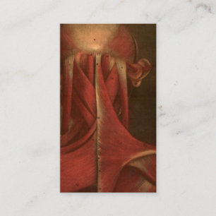 Vintage Anatomy Neck Business Card