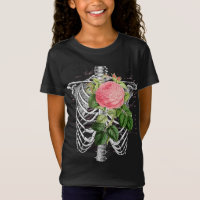 Vintage Anatomy | Ribs with Flowers T-Shirt