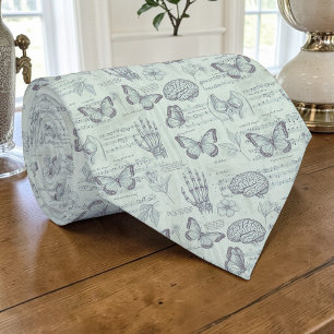 Vintage Anatomy Science Custom Necktie