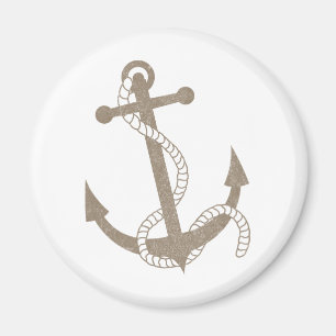 Vintage Anchor Magnet