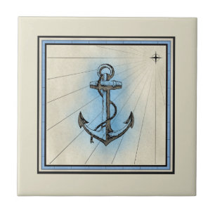 Vintage Anchor Tile