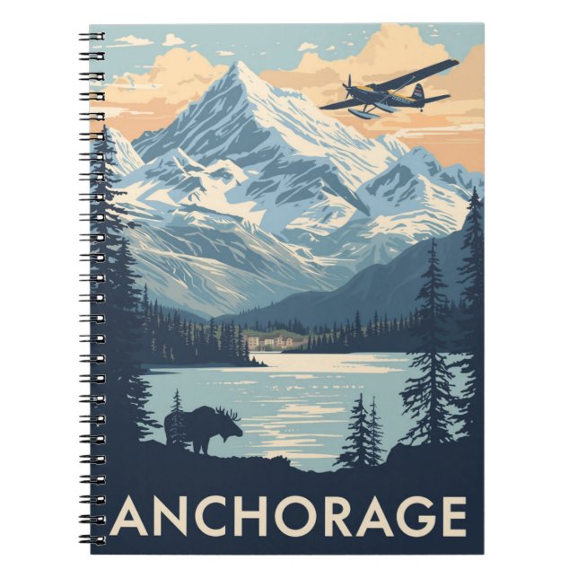Vintage Anchorage Notebook (Front)