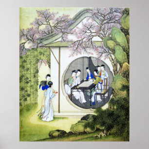 Vintage Ancient Chinese Art Poster
