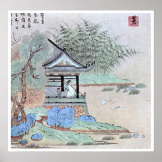 Vintage Ancient Chinese Art Poster