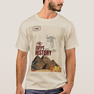 Vintage Ancient Egypt History T-Shirt Pyramids &