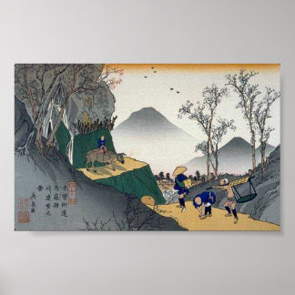Vintage Ancient Japanese Art Poster