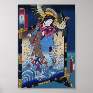 Vintage Ancient Japanese Art Poster