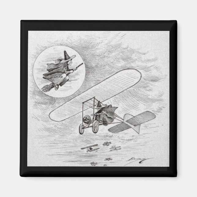 Vintage Ancient to Modern Travel Magnet (Front)