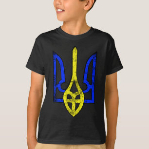 Vintage Ancient Tryzub Ukrainian Symbol Ukraine Fl T-Shirt