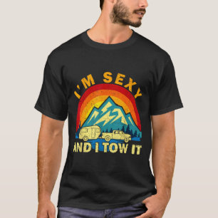 Vintage and tow happy camper camping lover T-Shirt