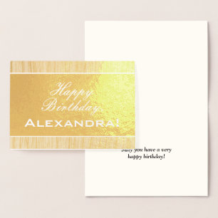 Vintage and Traditional "Happy Birthday" Card