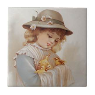 Vintage and Victorian Children Tiles