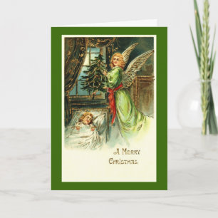 Vintage Angel Christmas Card