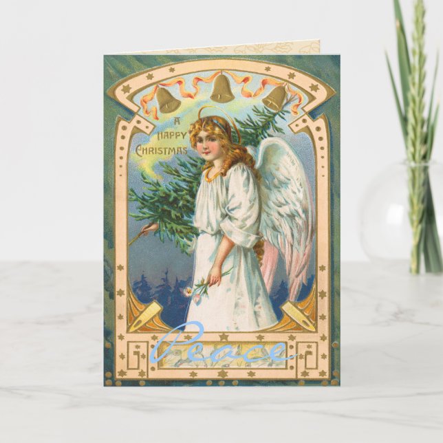 Vintage Angel Christmas Card (Front)
