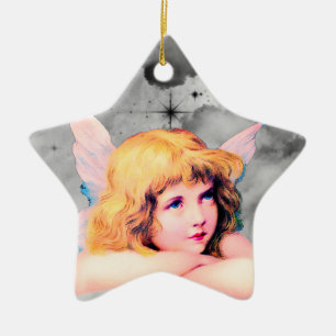 VINTAGE ANGEL CHRISTMAS ORNAMENT