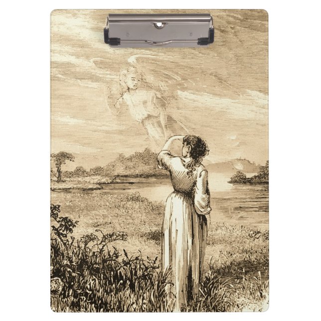vintage angel clipboard (Front)