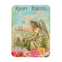 Vintage Angel Easter Greeting