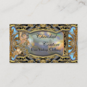 Vintage Angel Elegant 2" Professional Business Card