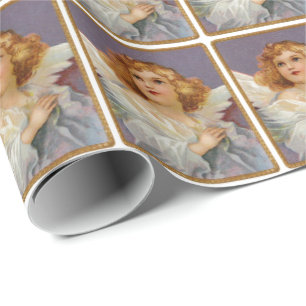 Vintage Angel Gift Wrapping Paper