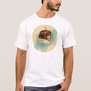 Vintage Angel Head in Circle T-Shirt