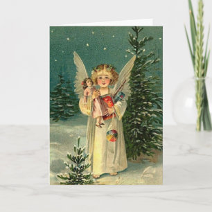 Vintage Angel Holiday Card
