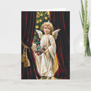 Vintage Angel Holiday Card