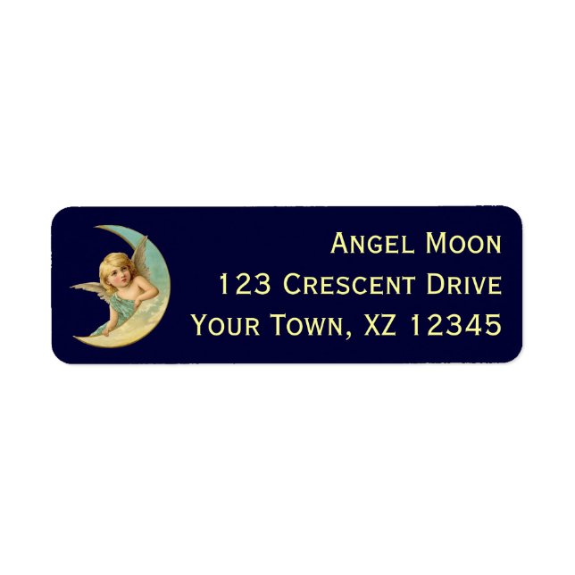 Vintage Angel in Moon (Front)