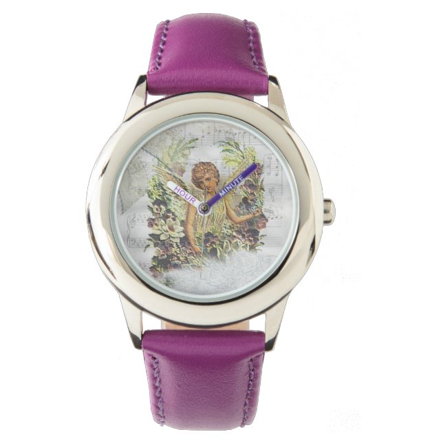 Vintage Angel Kids Adjustable Bezel Watch (Front)