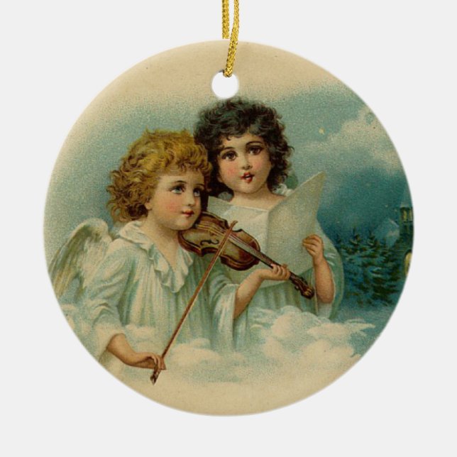 Vintage Angel Ornament (Front)