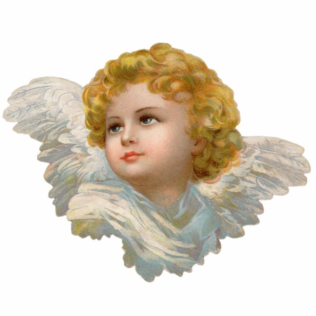 Vintage Angel Photo Sculpture (Front)