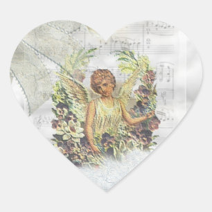 Vintage Angel Sticker