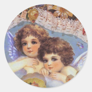 Vintage Angel Stickers