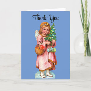 Vintage Angel Thank You Card