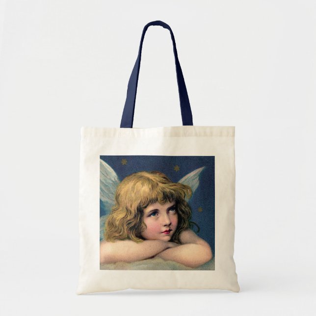 Vintage Angel Tote Bag (Front)