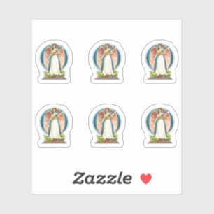 Vintage Angel With Lilies