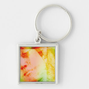 Vintage Angelic Statue Face Grunge Key Chain