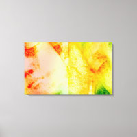 Vintage Angelic Statue Face Wrapped Canvas Print