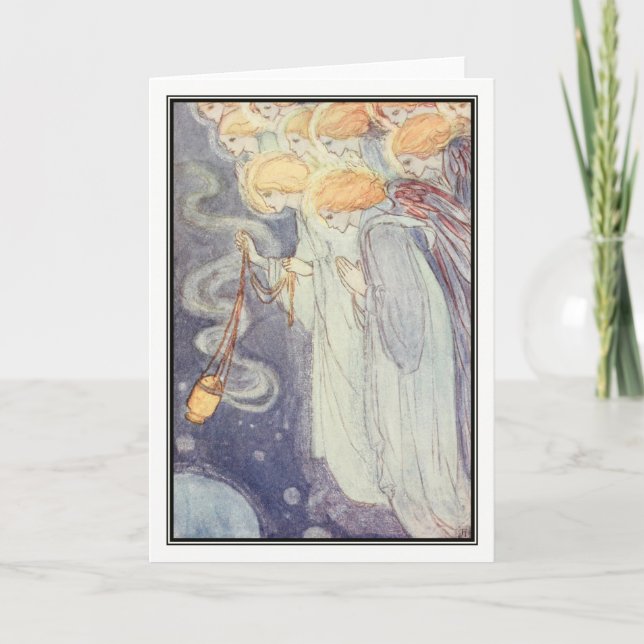 Vintage Angels by Florence Harrison Card (Front)