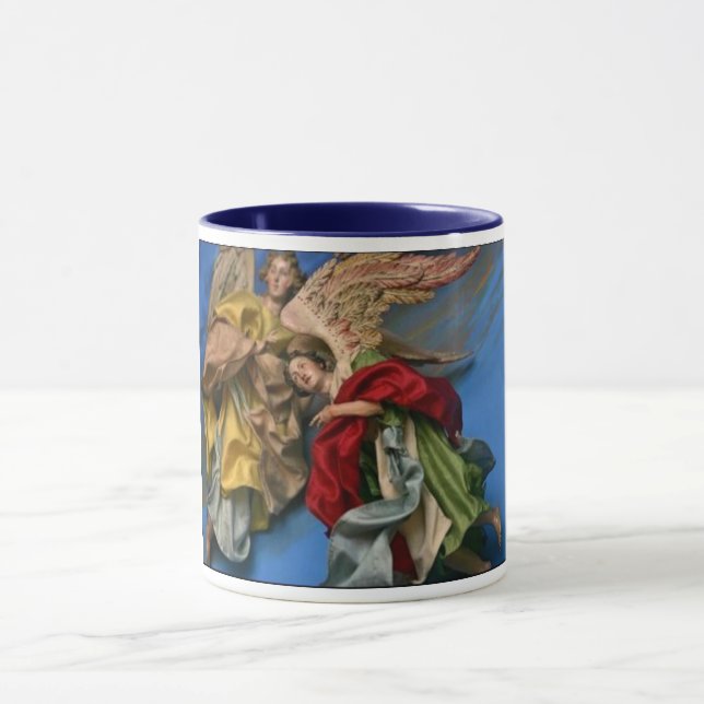 Vintage Angels Christmas Coffee Mug (Center)