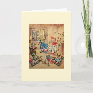Vintage Angels Christmas Note Card