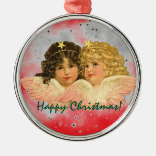 VINTAGE ANGELS CHRISTMAS ORNAMENTS