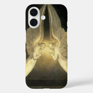 Vintage Angels Hovering Over Jesus Christ iPhone 16 Case