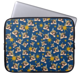 Vintage Angels & Stars Laptop Sleeve
