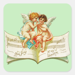 vintage angels stickers