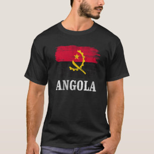 Vintage Angola Flag For Angolan T-Shirt