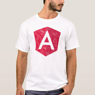 Vintage Angular JS JavaScript Developer T-Shirt