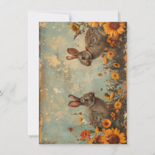 Vintage Animal Scenes Card